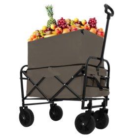 Minimeetall Multi-use Bag,Collapsible Foldable Wagon Cart Beach Wagon Heavy Duty Utility Cart Utility Wagon Grocery Cart For For Camping 3pcs Plastic