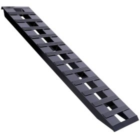 Heavy  Duty Ramps With Top Hook Attaching End, Universal Loading Ramp For Motorcycle, Tractor, ATV  UT 72  X 14  8800 LBS 1 Pair 2 Ramps Aluminum ,Bla