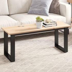 Table Top Pine Solid Pine Wood 43.3 x 15.7 x 0.7 in Durable