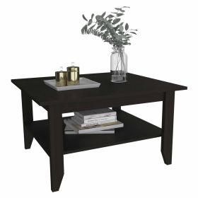 Sahara Coffee Table, Four Legs, One Shelf
