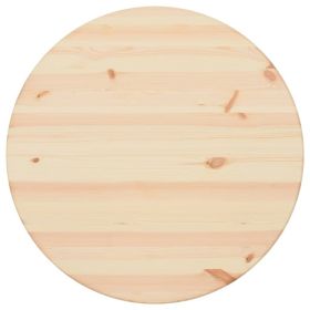 Table Top Natural Pinewood Round 0.98" 23.6"