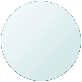 Table Top Tempered Glass Round 35.4"