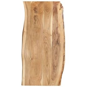 Table Top Solid Acacia Wood 46.5"x(19.7"-23.6")x1"