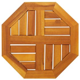 Table Top 15.7"x15.7"x0.8" Octagonal Solid Wood Acacia