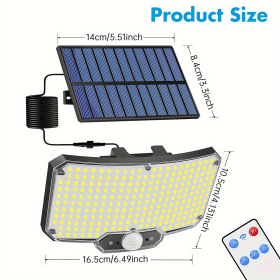 234 LED Outdoor Solar Motion Sensor Light