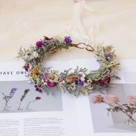 Baby Breath Crown, Dried Crown, Bride Crown, Wedding Crown, Daily Crown, Party Crown, Birthday Crown. (Option: Adult)