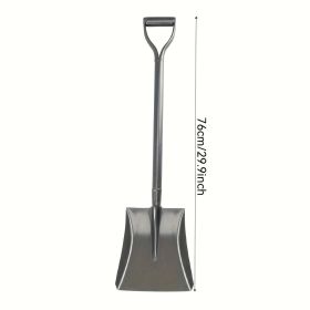 Large Carbon Steel Shovel For Gardening Agricultural Digging Garden Tools,Please Note That This Product Is Shipped By Yourself For The Average Shippin (Option: Flat Head)